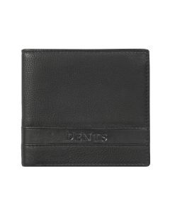 Dents Men's Pebble Grain Leather Bifold Wallet with RFID Blocking - Black
