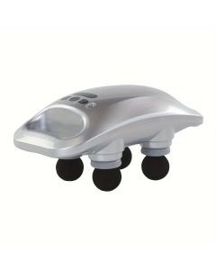 Four-Headed Professional Gun Massager(Gray)