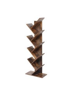 Levede Bookshelf Wooden Tree Bookcase 8-Tier Storage Home Decor Display Stand