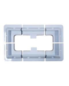 ABS Solar Panel Brackets - Set of 6 (White)