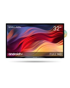 ENGLAON 32″ Full HD Smart 12V Google TV with Built-in DVD player & Chromecast
