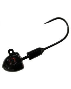 3 Pack of 1/4oz Red Nightmare TT Lures DemonZ Jigheads with Size 1/0 Hooks