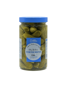 720g Lake Prespa Baby Gherkins Cornichons Pickles Cucumbers - Product of North Macedonia