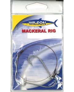 Wilson  Mackerel Fishing Rig 3x4/0 Hook-Setup - 30lb Multi Strand Wire