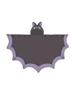 Bat Hooded Wearable Blanket with Detachable Nose