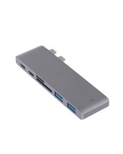 Traderight Group  USB 3.0 Type-C HUB 6 Port Powered Adapter High Speed SpLitter for Macbook pro