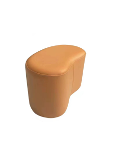 Bright Orange Modern Changing Stool - Waterproof
