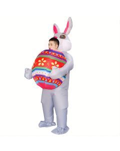 Inflatable Bunny Costume for Easter and Halloween Parties