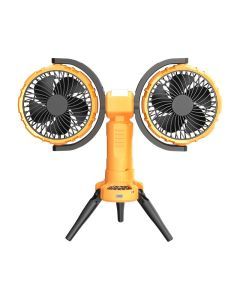Dual Head Outdoor Camping Fan with Power Bank
