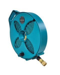 FLAT-OUT 12.5m Drink Water Hose on Narrow Multi-Reel - Teal Choice