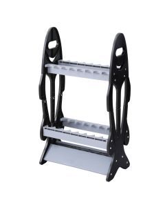 Seamanship Fishing Rod Holder 16 Storage Rack Fishing Pole Stand Garage Organizer Holds