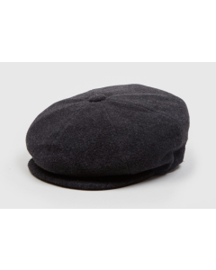 Bailey Mens Galvin Ivy Newsboy Flat Cap Hat - Grey Wool