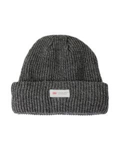 3M Thinsulate Charcoal Beanie - Pull On Winter Thermal Knit Hat