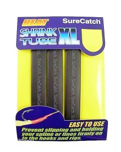 1 Packet of Black SureCatch Fishing Heat Shrink Tube - Wire Cable Sleeve Tubing