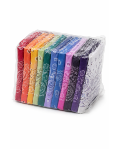 12x Assorted Colour Pack Paisley Bandana Bulk Pack - 100% Cotton Head Wrap/Durag/Scarf/Mask