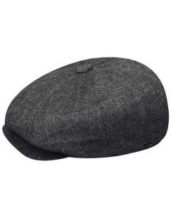 Bailey Mens Beech Ivy Newsboy Flat Cap Hat - Grey