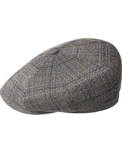 Bailey Mens Zeff Ivy Newsboy Flat Cap Hat - Black