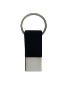 Coda Key Tag Keyring Key Ring School Bag Badge - Black