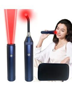 3-in-1 Red Light Therapy Wand Infrared & Blue Light Blue