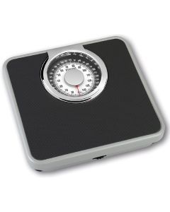 Propert 150kg Mechanical Bathroom Scales Speedometer Analogue - Black