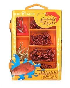 Wilson 110pc Snapper Pack In Fishing Tackle Box - Tackle Kit