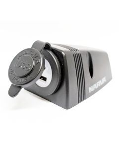 Narva 81156BL Heavy-Duty Surface Mount Dual USB/USB-C Socket