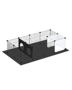 Pawz Pet DIY Playpen 16 Panels Guinea Pig Small Animals Cage Exercise Fence Mat