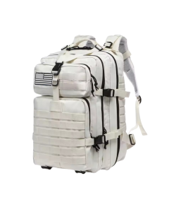 Waterproof Hiking Backpack Outdoor Bag (White)