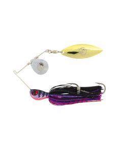 TT Lures 3/8oz Vortex+ Spinnerbait Fishing Lure - PURPLE NIGHTMARE