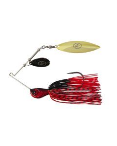 TT Lures 1/2oz Tornado+ Tandem Blade Spinnerbait Lure - BLOODY NIGHTMARE