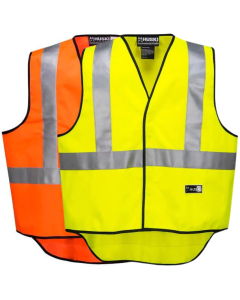 HUSKI Hi Vis Patrol Vest - 3M Reflective Tape Safety High Visibility Workwear (918094)
