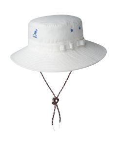 Kangol Utility Cords Jungle Hat - Off White (Fishing/Camping Bucket Cap)