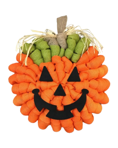 Haunted Harvest: A Pumpkin Patch Wreath