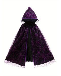 Halloween Hooded Cape Cloak for Girls