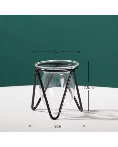 Iron Line Vase Hydroponic Plant Flower Vase Home Decoration Metal Plant Holder Nordic Styles Iron Vases Ornament