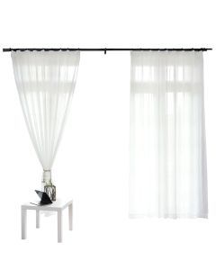 White Tulle Curtains