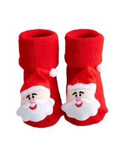 Lovyno Kids Non-Slip Christmas Cotton Socks - Novelty Print for Baby Boys and Girls