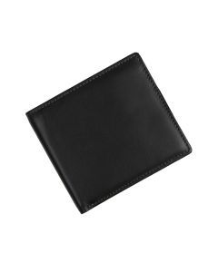 Dents Mens Smooth Nappa Leather Bifold Wallet - Black/Slate (RFID Blocking)