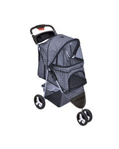 Pawz Large Pet Stroller Dog Cat Carrier Travel Pushchair Foldable Pram 3 Wheels