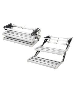 Double manual bolt on caravan step