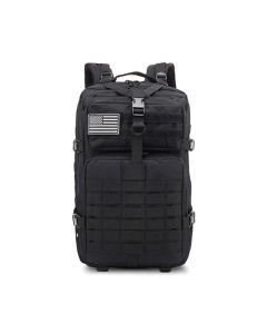 45L Tactical Assault Backpack – Waterproof Outdoor Rucksack Black