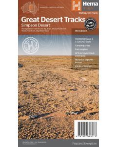 Hema Map - Great Desert Tracks - Simpson Desert