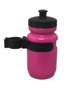 Bikes Up Kids 400mL Bike Water Bottle with Clip (Pink)