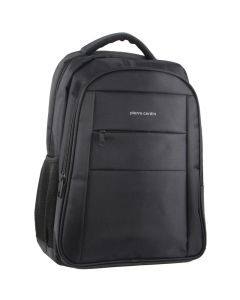 Pierre Cardin Mens Travel & Business 28.6L Backpack with Built-in USB Port - Black