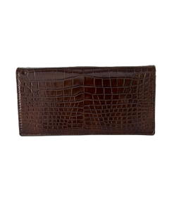 Womens Genuine Crocodile Leather Purse Wallet - Brown (Made in Australia)