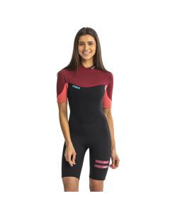 Jobe Sofia Womens 3/2mm Neoprene Springsuit Shorty Wetsuit (Rose Pink)
