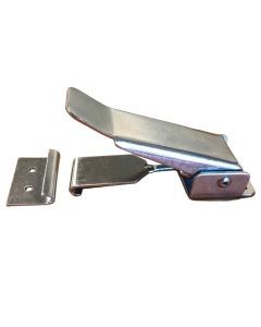 4x Roof Clamp & J Hook For Pop-Top Silver (2 Part)