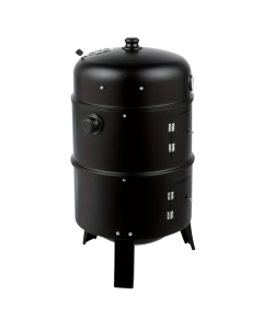 3-in-1 Charcoal Smoker Grill Outdoor BBQ Cooker