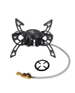 Folding 3800W UFO Camping Stove Black