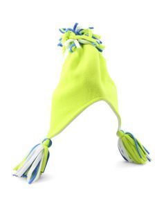 XTM Infant Gigi Snow Ski Winter Beanie for 0-2 year olds Green Citron
